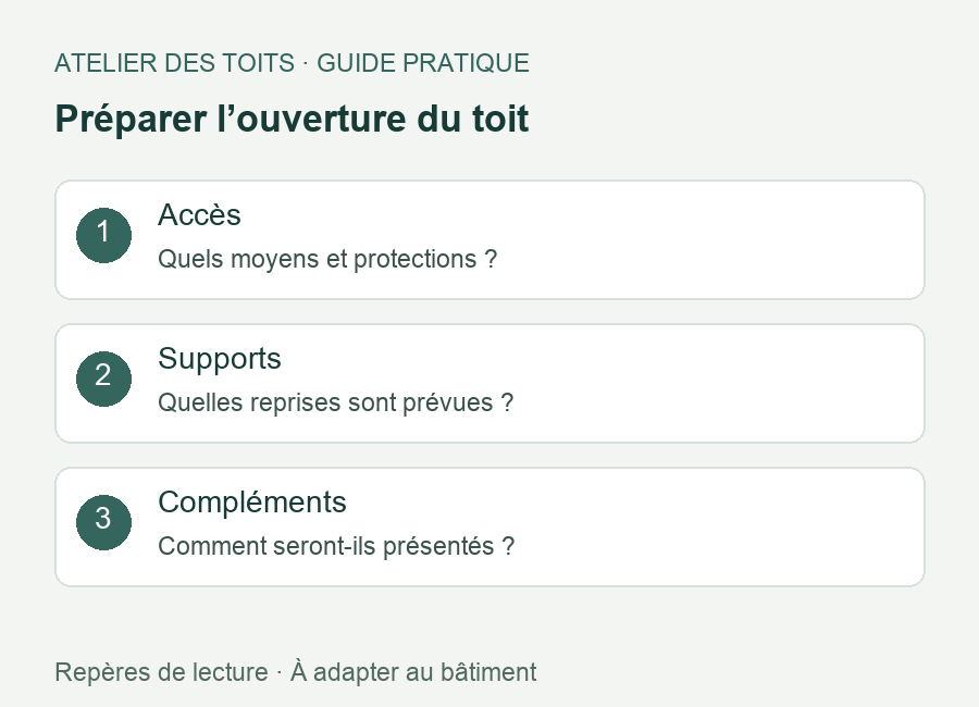 rénovation de toiture : Préparer l’ouverture du toit